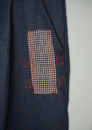 Renewed Mariner Grid Check Trousers Size 14 (51) | North Sea