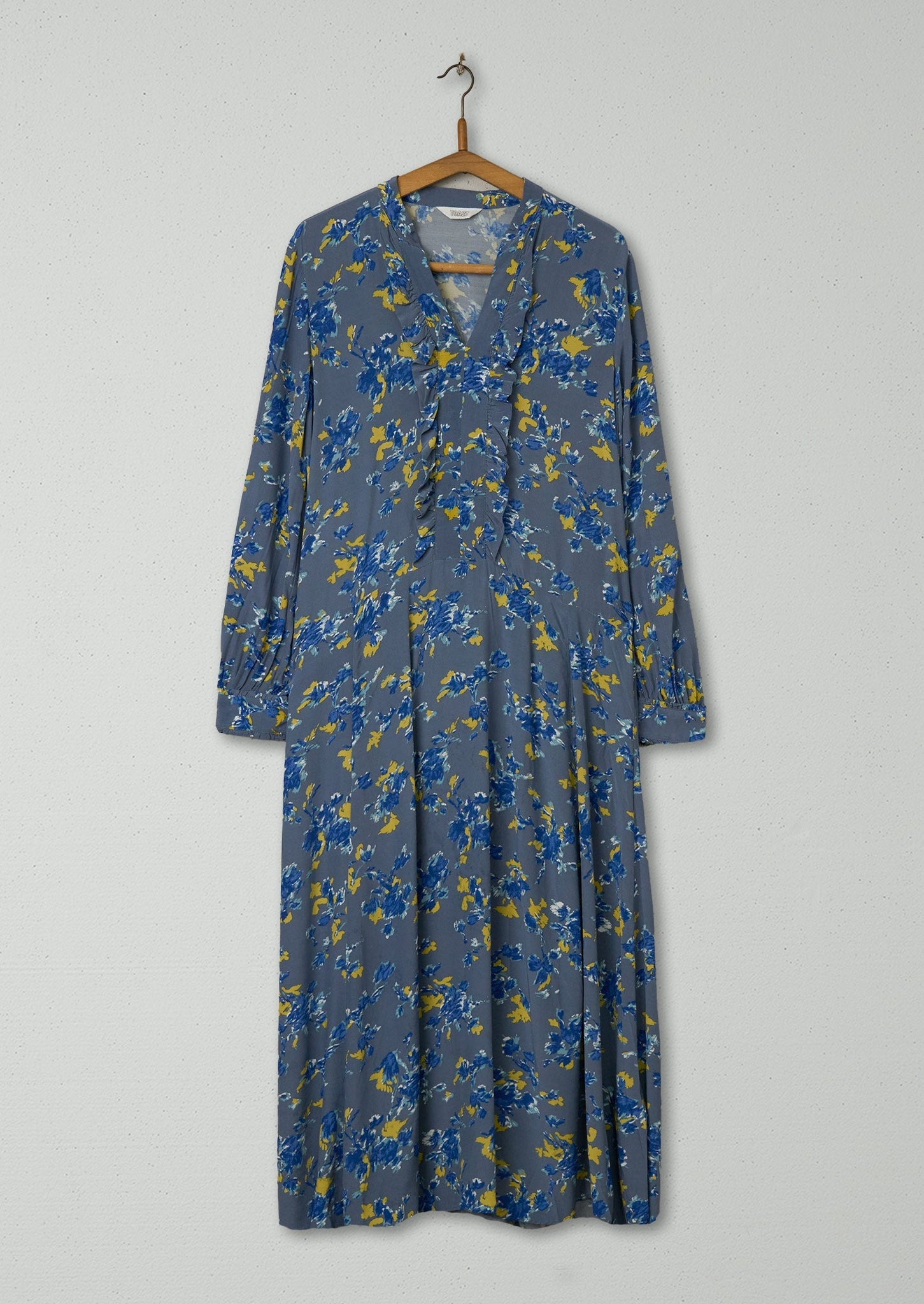 Reworn Floral Tiered Smock Dress Size 10 (1105) | Multi