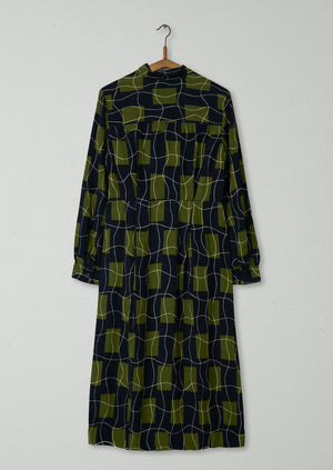 Reworn Check Print Dress Size 6 (992) | Multi