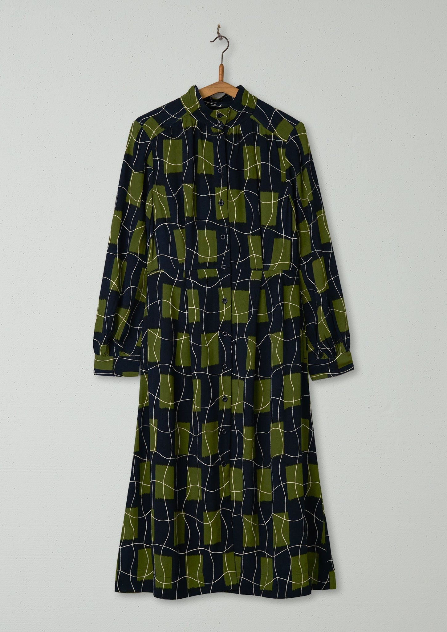 Reworn Check Print Dress Size 6 (992) | Multi