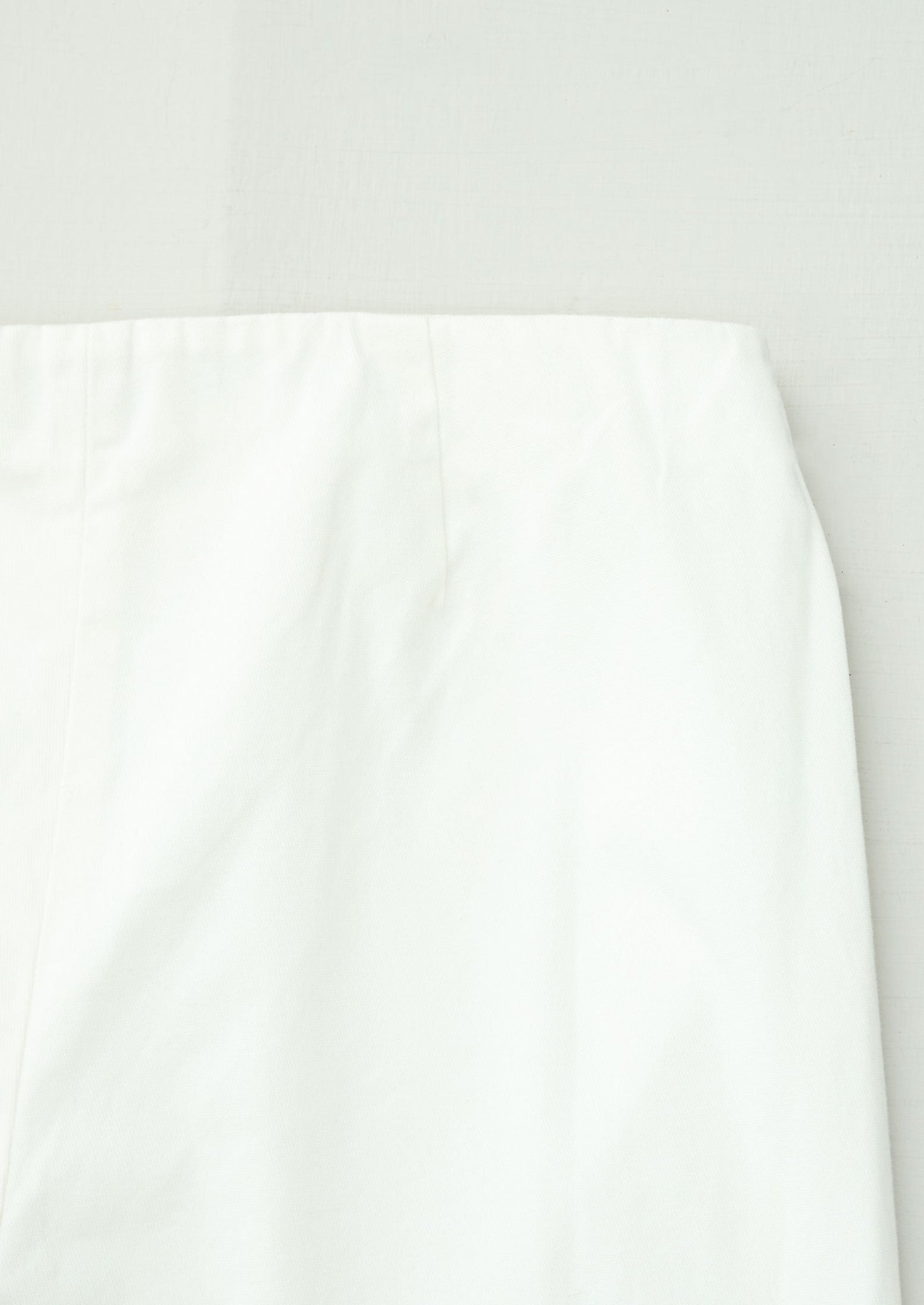 Reworn Ryoko Slim Trousers Size 12 (753) | White
