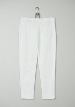 Reworn Ryoko Slim Trousers Size 12 (753) | White