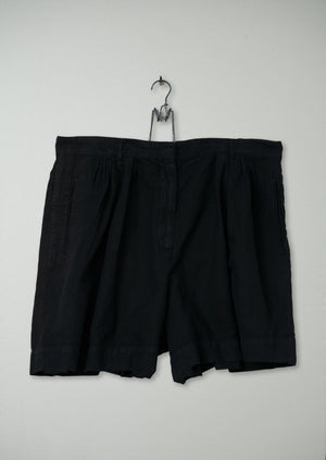 Reworn Pleat Front Shorts Size 16 (620) | Coal