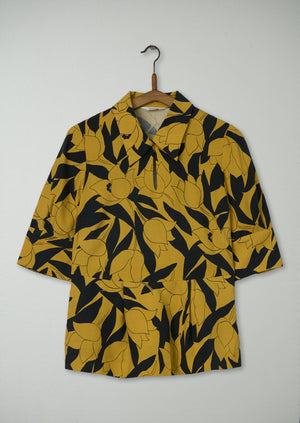 Reworn Floral Print Shirt Size 8 (630) | Multi