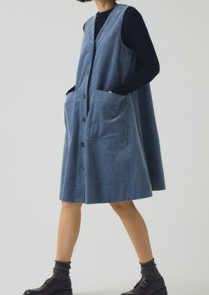 Organic Cord A Line Dress | Myrtle