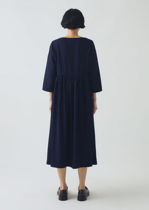 Freya Indigo Twill Dress | Indigo