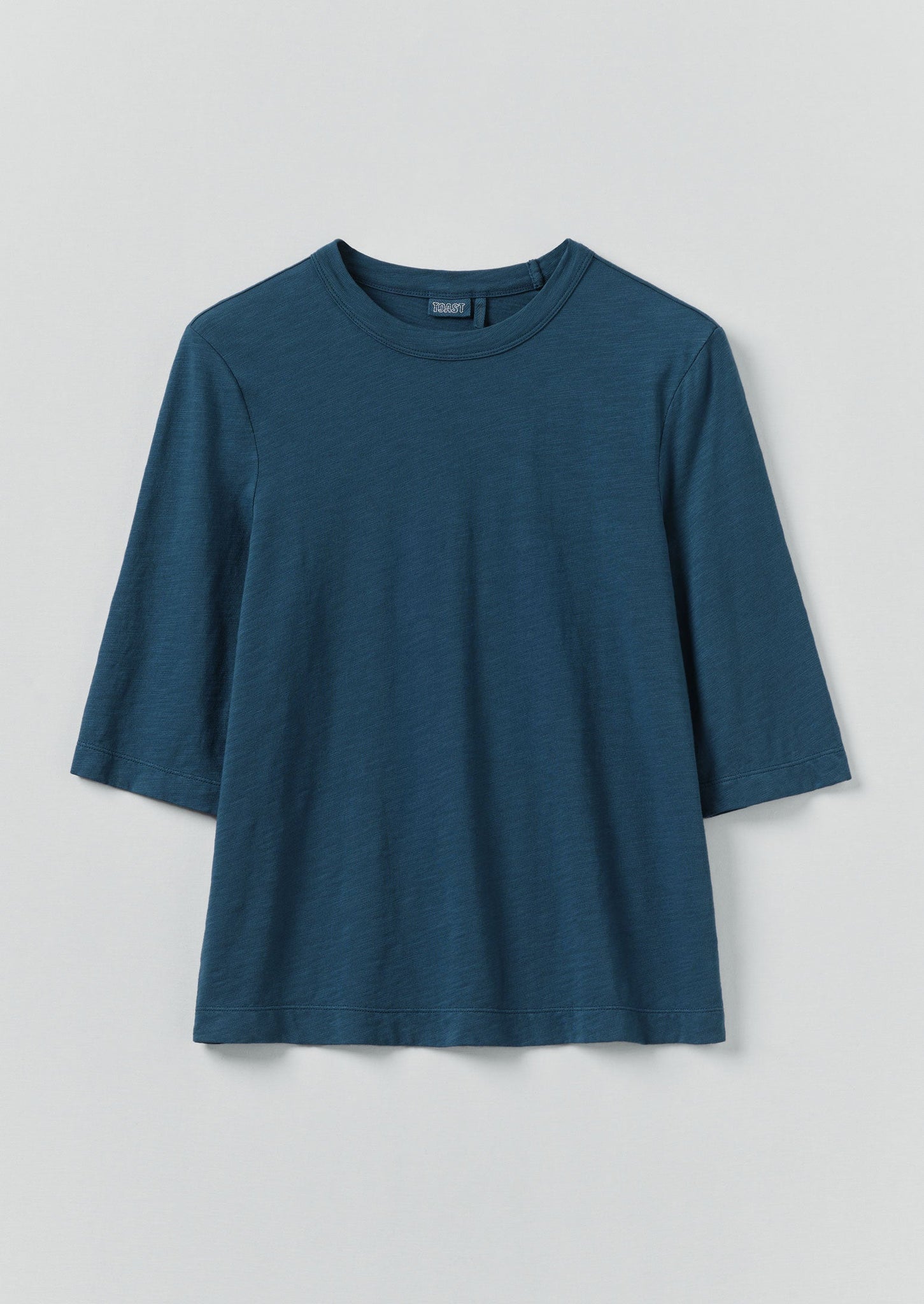 Cleo Cotton Tee | Copper Blue