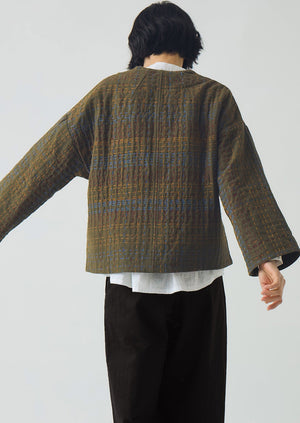 Kantha Tweed Cotton Jacket | Multi