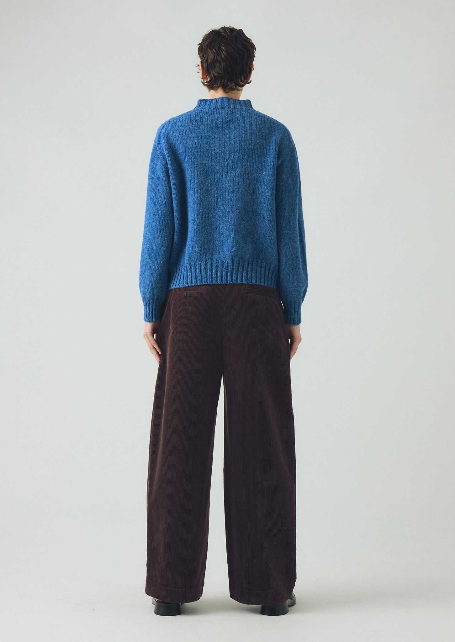 British Wool Sweater | Azure Blue