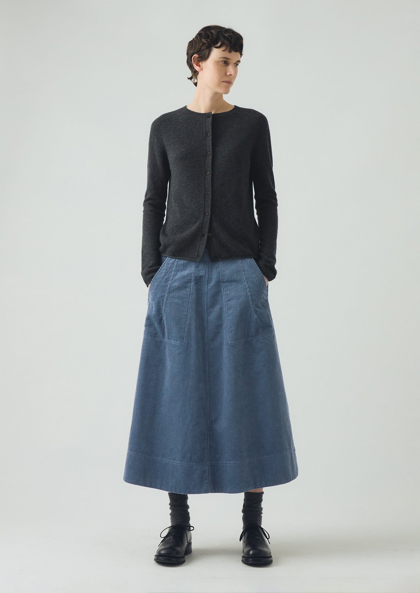 Organic Cord A Line Skirt | Myrtle
