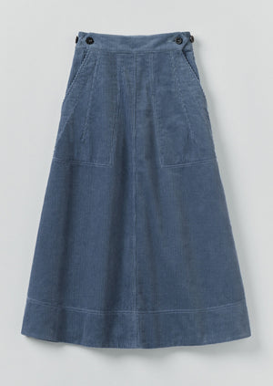 Organic Cord A Line Skirt | Myrtle