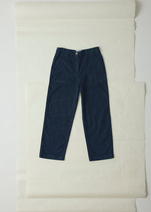 Ashley Organic Cropped Jeans | Indigo