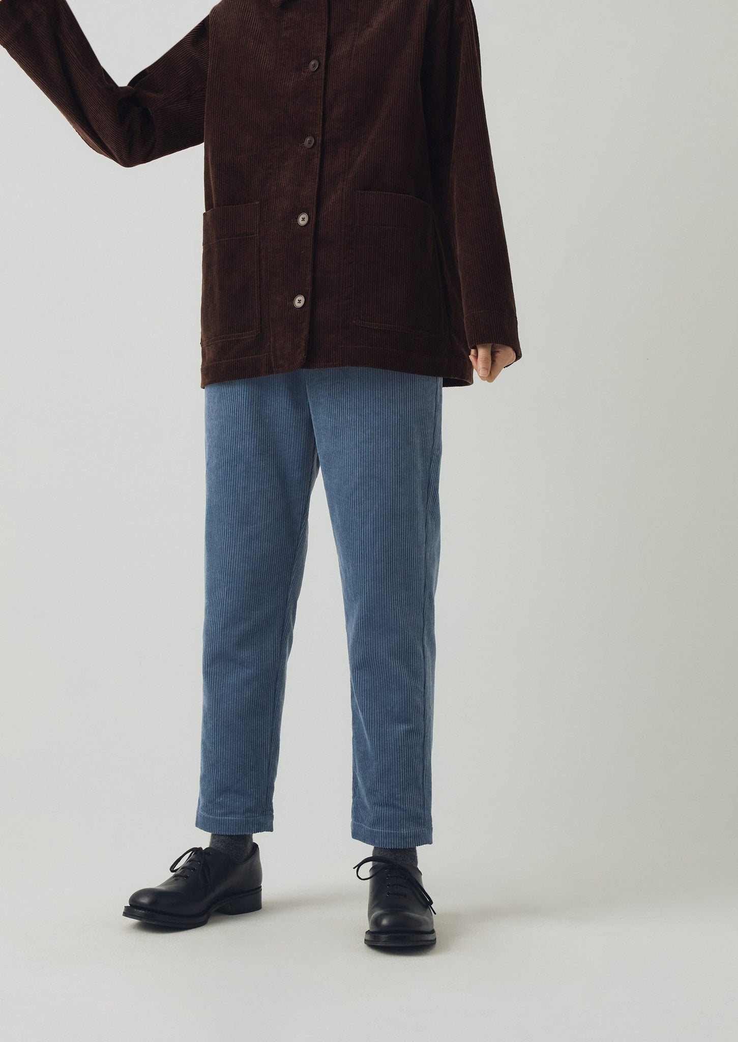 Gabi Organic Cord Pull On Trousers | Myrtle