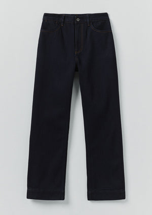 Japanese Denim Slim Trousers | Indigo