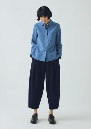 Bronwen Indigo Twill Trousers | Indigo