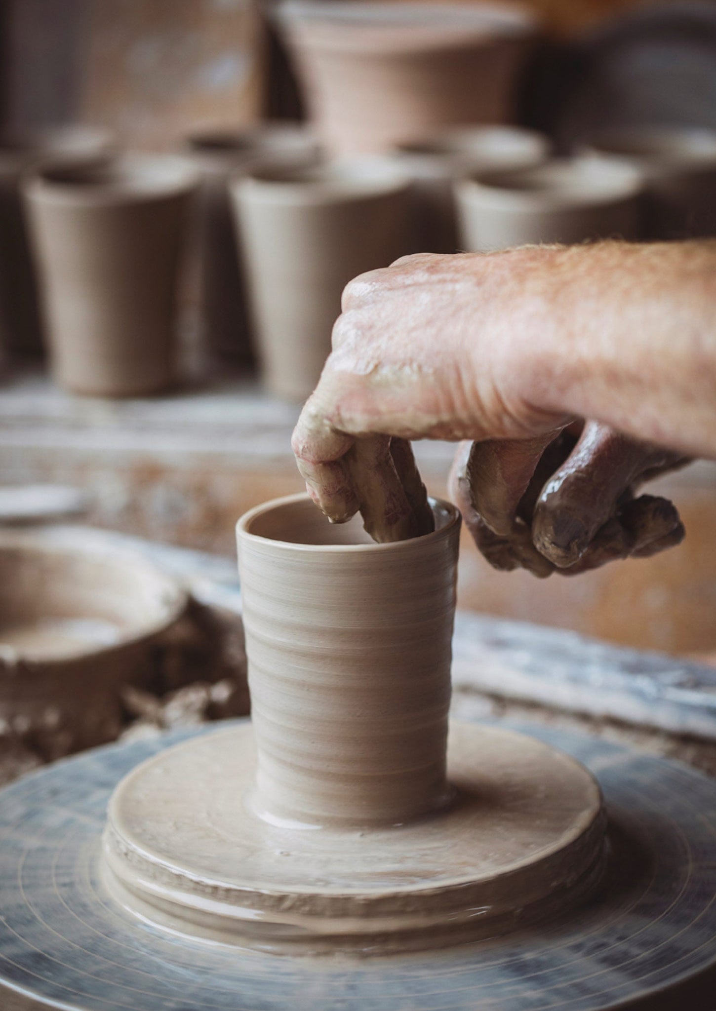 Tim Lake Small Lugged Pot | Dolomite White